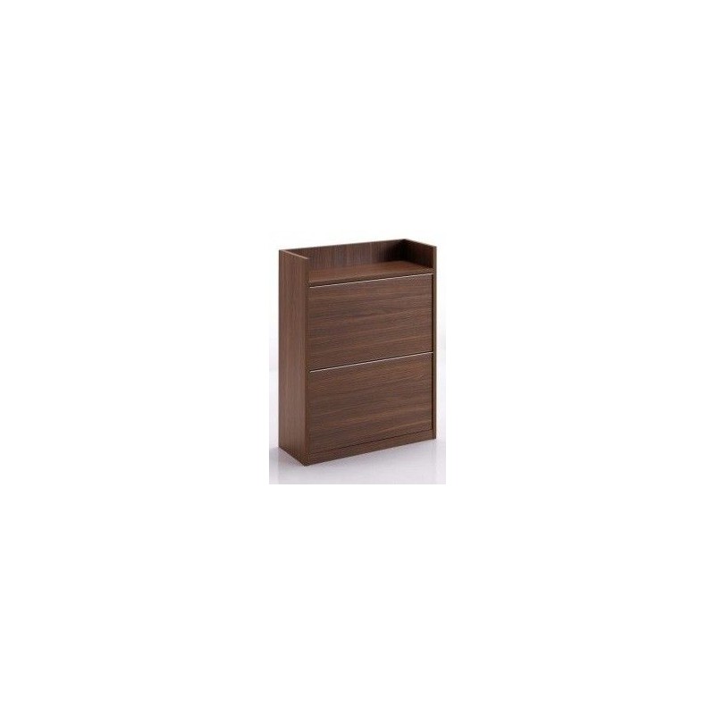 875-Rovere Sbiancato #SA Maconi Meuble à chaussures à deux portes Family Wood 875 finition chêne blanchi de 12 paires