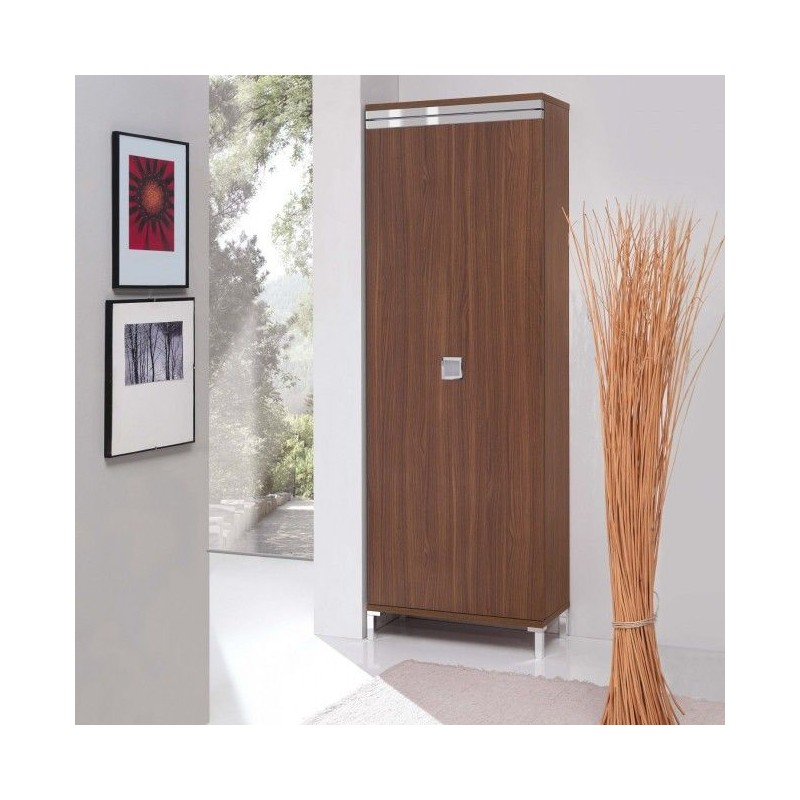 840-Rovere Moro #SA PRONTA CONSEGNA - Maconi Scarpiera ad una anta scorrevole Evolution Wood 840 finitura rovere moro da 26 paia