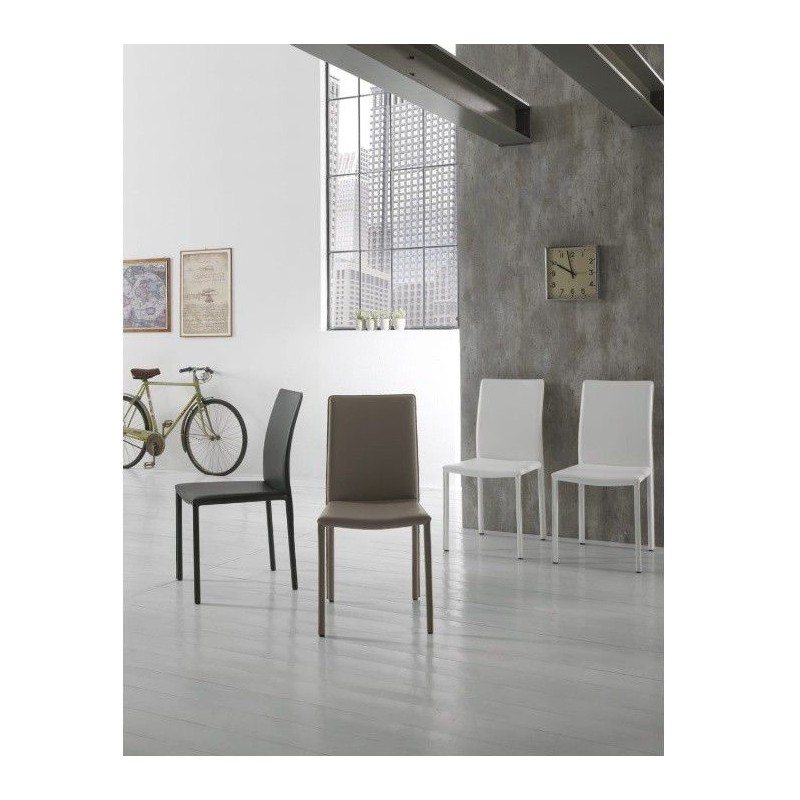 S2142M #SA Chaise Zamagna Happy S2142 finition cappuccino – 2 CHAISES À VENDRE
