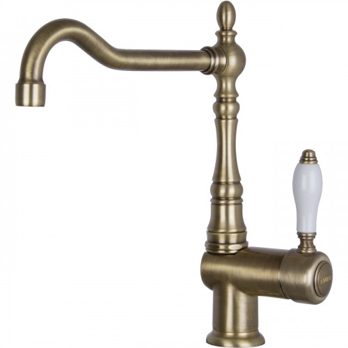 Robinet mitigeur monocommande Smeg MIR6O-2 finition laiton antique