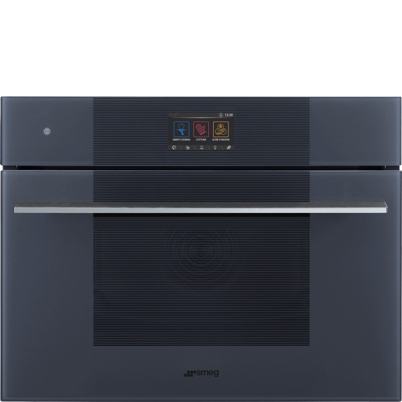 SO4104APG Smeg S Galileo Omnichef SO4104APG 60cm Compact Steam and Microwave Combi Oven Neptune Grey Finish