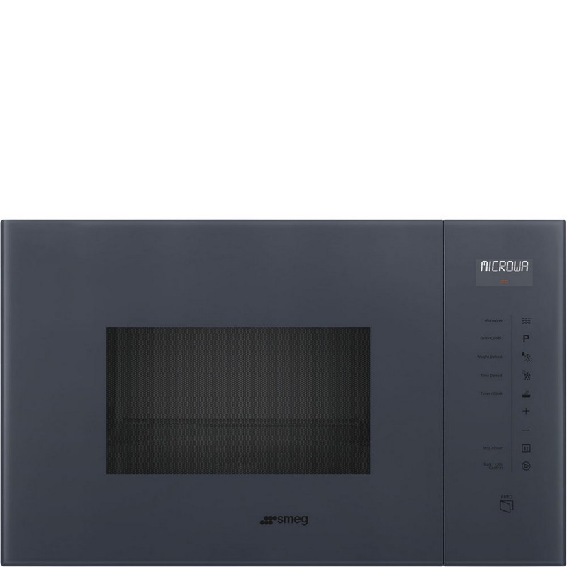 FMI125G Smeg Microwave oven with built-in grill FMI125G Neptune Gray finish 60 cm