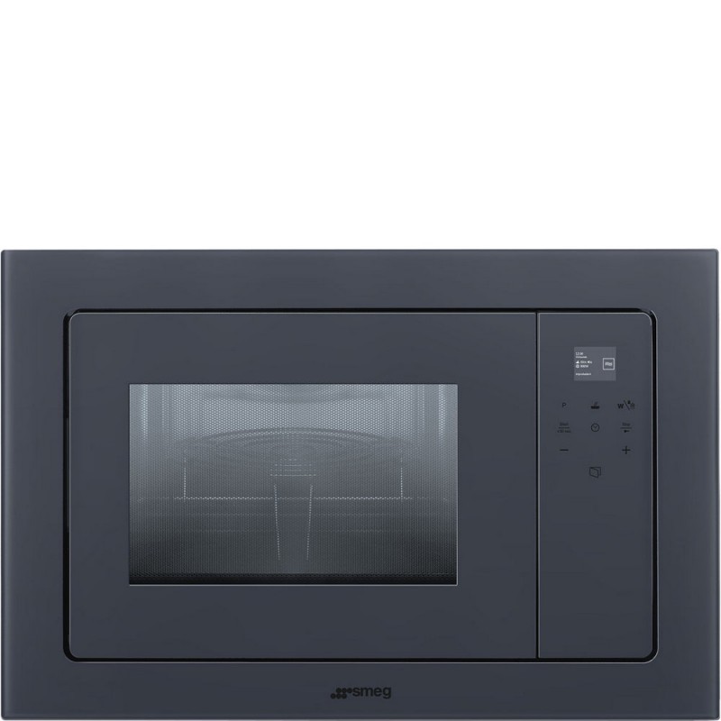 FMI120G Smeg S Forno microonde con grill da incasso FMI120G finitura Neptune Grey da 60 cm