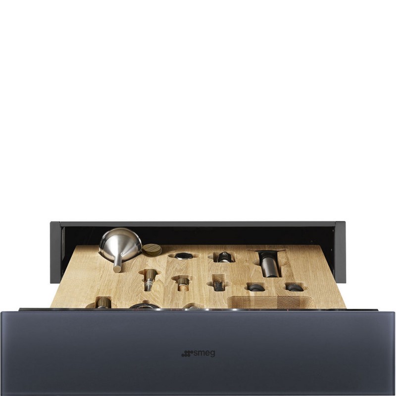 CPS115G Smeg S Drawer Sommelier CPS115G Neptune Grey finish 60 cm