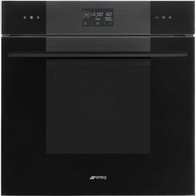 SO6102M2B3 Smeg S Four micro-ondes combiné Galileo SpeedwaveXL SO6102M2B3 finition Deep Black 60 cm