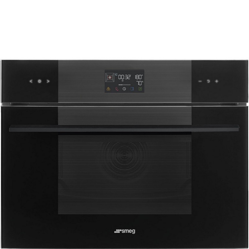 SO4102S3B3 Smeg S Horno de vapor combinado compacto Galileo Steam100 SO4102S3B3 Acabado Deep Black 60 cm