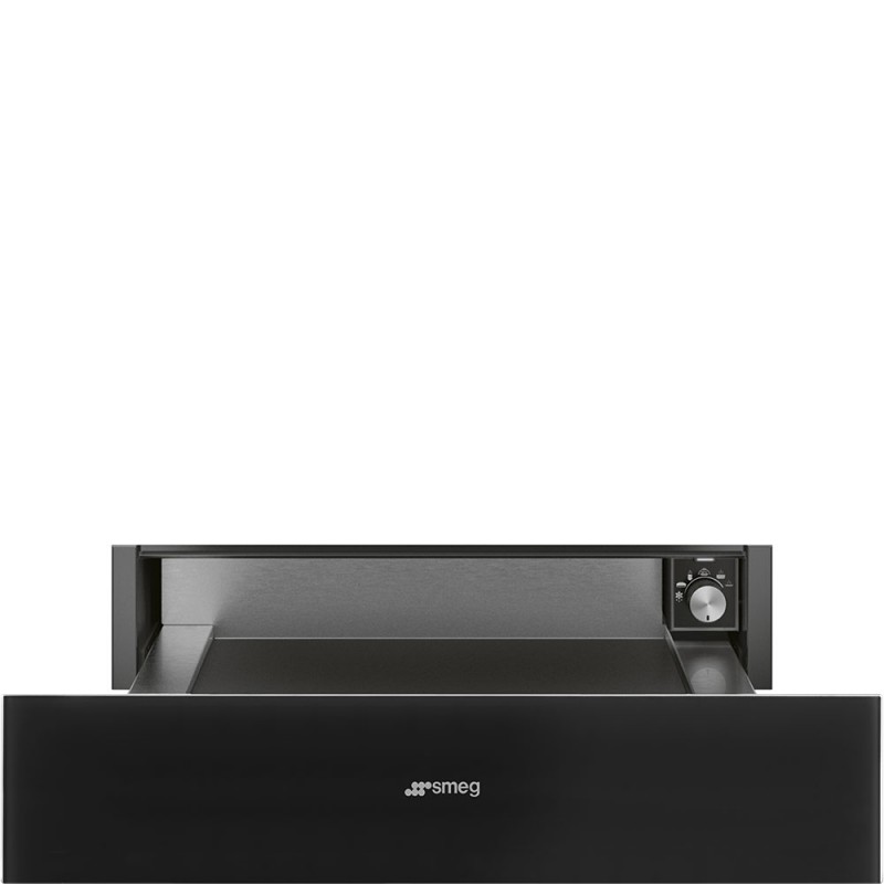 CPR115B3 Smeg S Built-in warming drawer CPR115B3 Deep Black finish 60cm