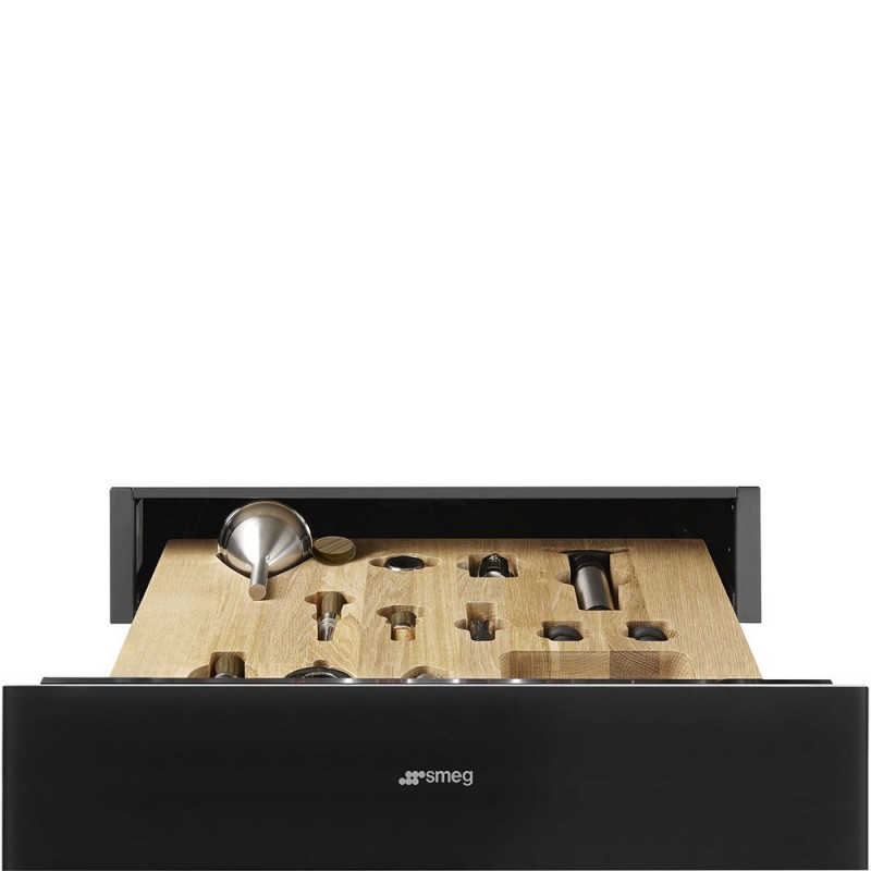 CPS115B3 Smeg S Sommelier Drawer CPS115B3 Deep Black finish 60 cm