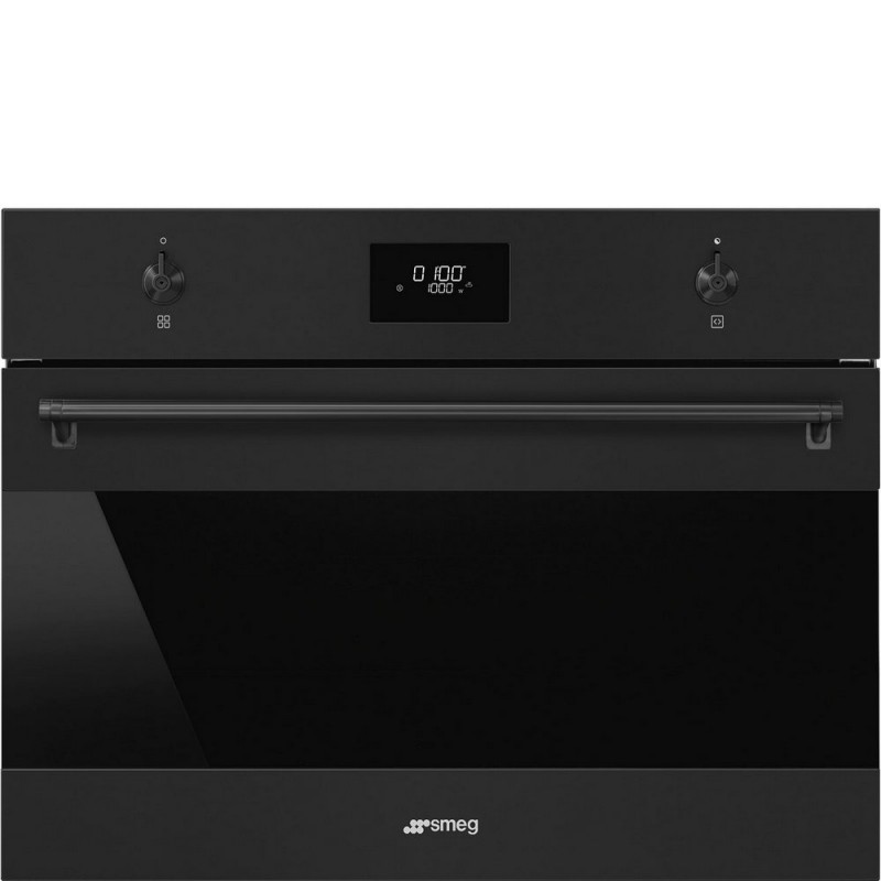 SO4301M0N Four micro-ondes Smeg S Galileo avec grill SO4301M0N finition Noir Mat 60 cm