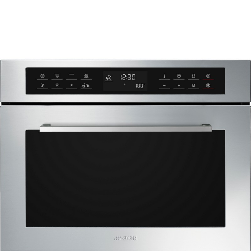 SF4400MCX1 Smeg Forno compatto combinato microonde SF4400MCX1 finitura inox antimpronta da 60 cm