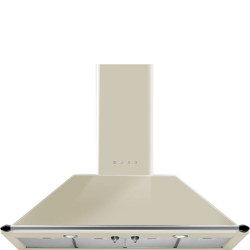 KT110PE Smeg S Cappa aspirante a parete KT110PE finitura panna da 110 cm