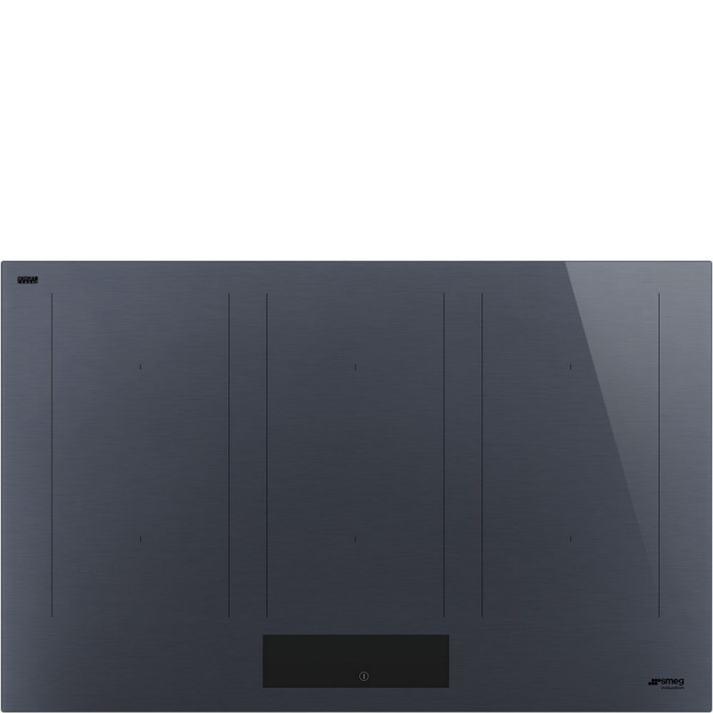 SIM1864DG Plaque à induction Smeg S SIM1864DG en vitrocéramique Gris Neptune 80 cm