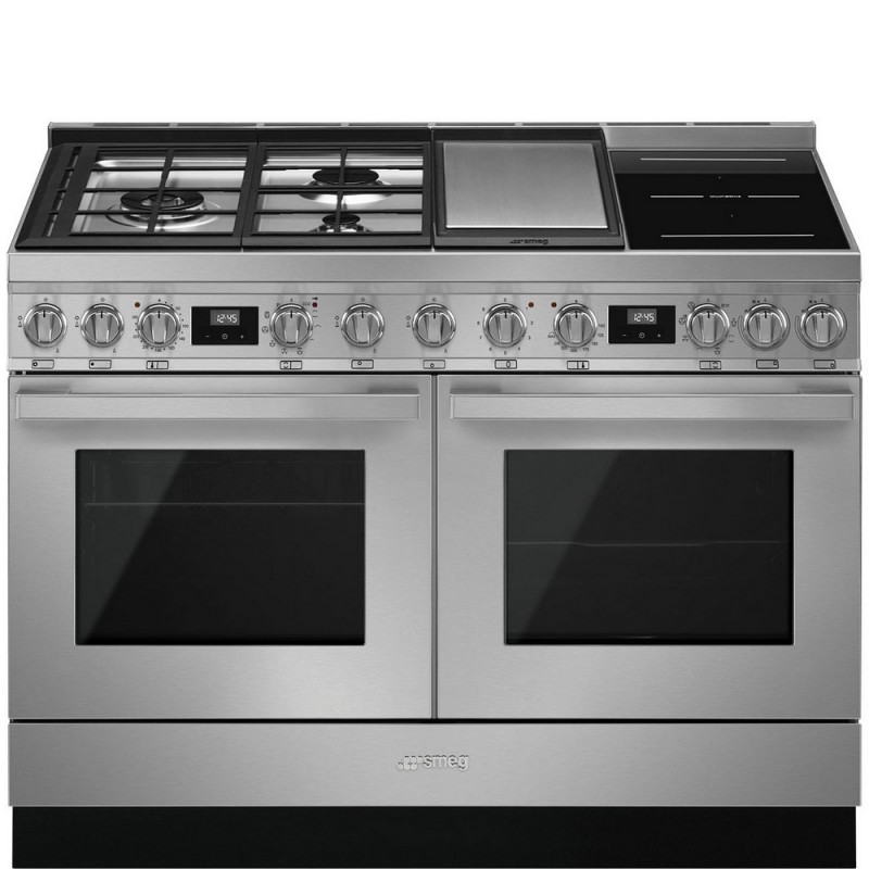 CPF120IGMPX Smeg Cucina CPF120IGMPX with double fan assisted oven and 120x90 cm hob with stainless steel finish