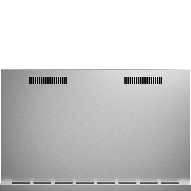 KIT1CPF120X Protector antisalpicaduras de cocina Smeg KIT1CPF120X, 120 cm, acabado en acero inoxidable.