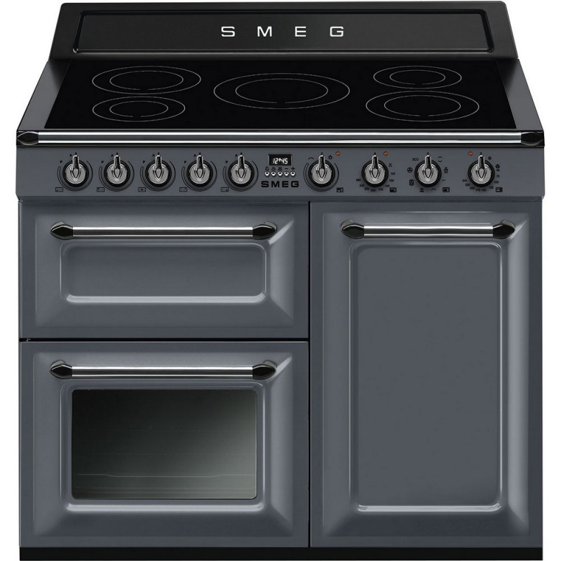 TR103IGR2 Smeg S Cucina TR103IGR2 with three ovens and induction hob in Slate Grey finish 100x60 cm