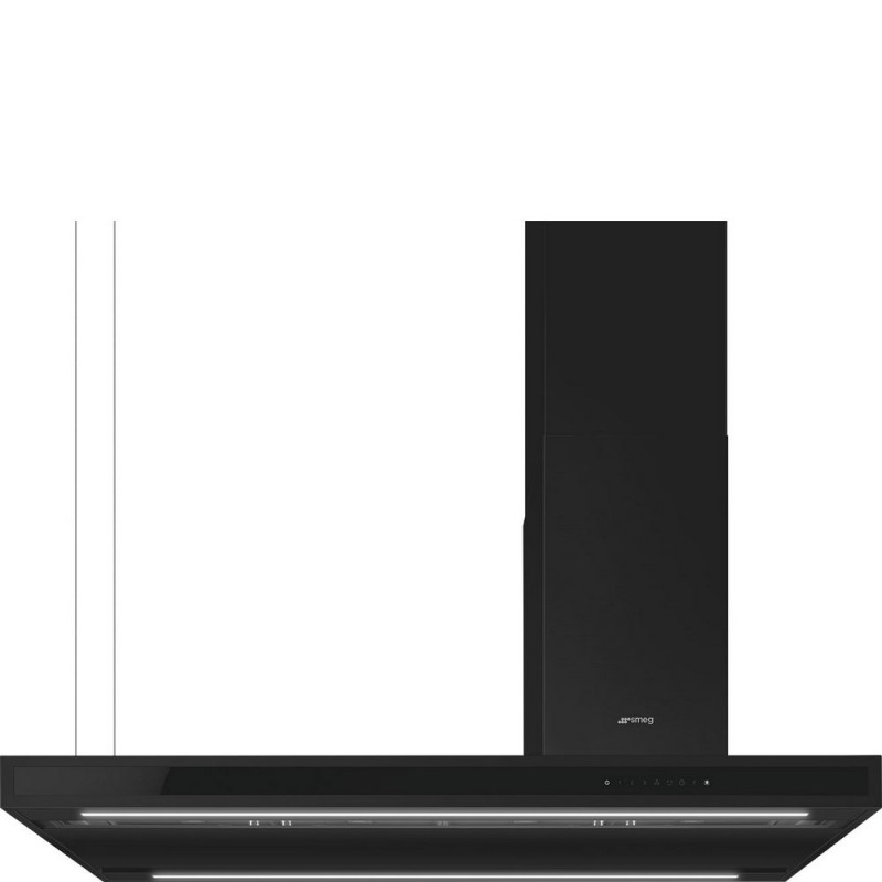 KLTI12L4MB Smeg S Cappa aspirante a isola KLTI12L4MB finitura nero opaco da 120 cm