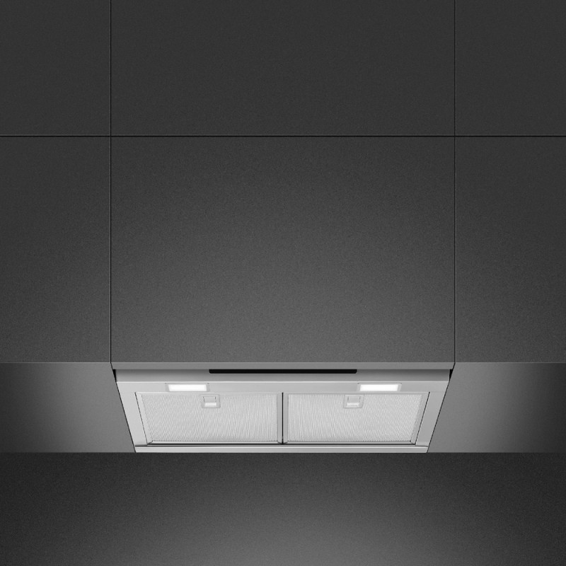 KSGT63X Smeg S Cappa aspirante da incasso KSGT63X finitura acciaio inox da 56 cm