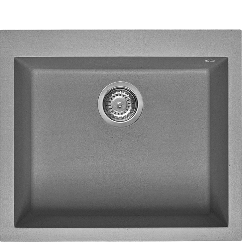 VZ57CT Smeg S Single bowl sink VZ57CT concrete finish 57x50 cm - Overmount