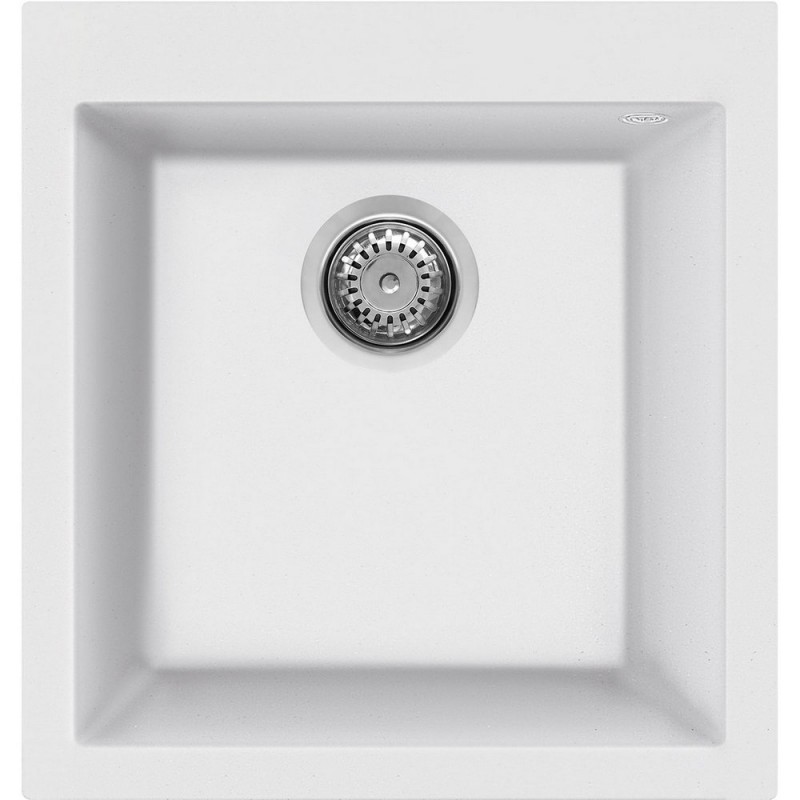 VZ45B Smeg Fregadero 1 seno VZ45B acabado blanco 47x50 cm - Encimera