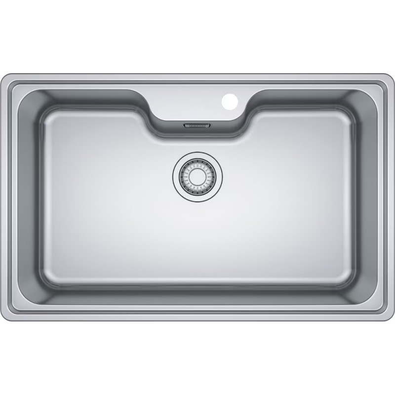 101.0693.352 Franke: Fregadero de un solo seno Bell Incasso BCX 610-81 101.0693.352, acero satinado, 81 x 51 cm