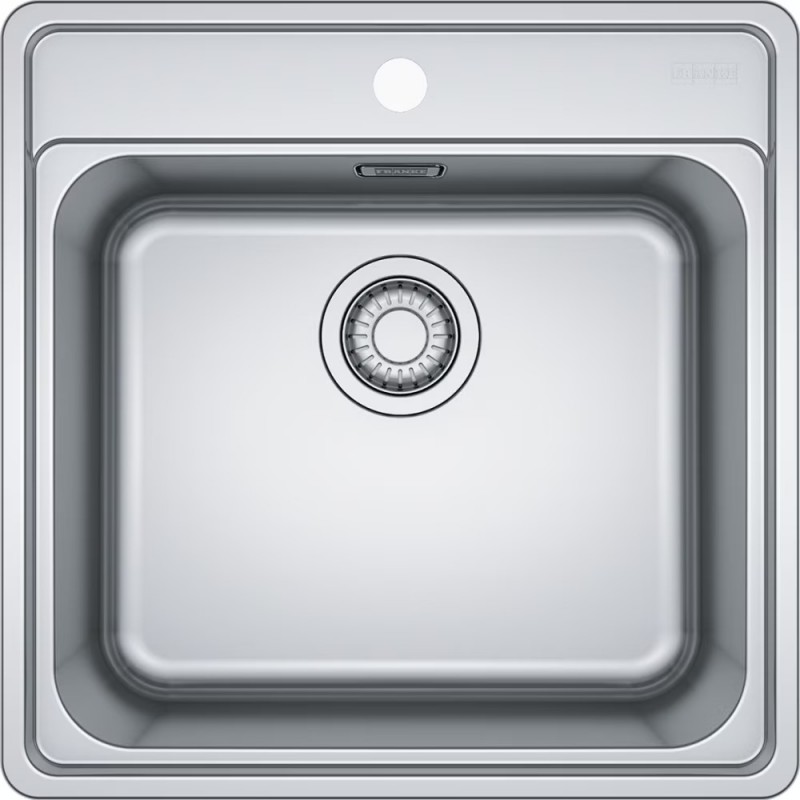 101.0693.351 Franke Single sink Bell Built-in BCX 610-51 101.0693.351 satin stainless steel finish 51x51 cm