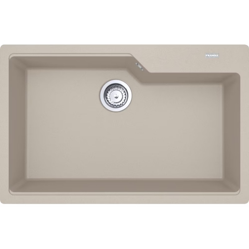 114.0686.799 Franke: Évier à une cuve Urban UBG 610-72 114.0686.799 Sahara, finition Fragranite, 78x50 cm