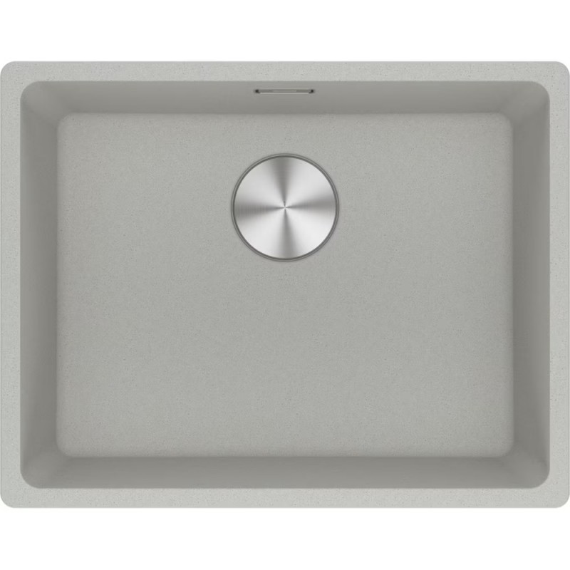 125.0686.718 Franke: Lavabo à une cuve encastré sous plan Maris MRG 110-52 125.0686.718 finition fragranite aluminium 55,3x43,3 cm