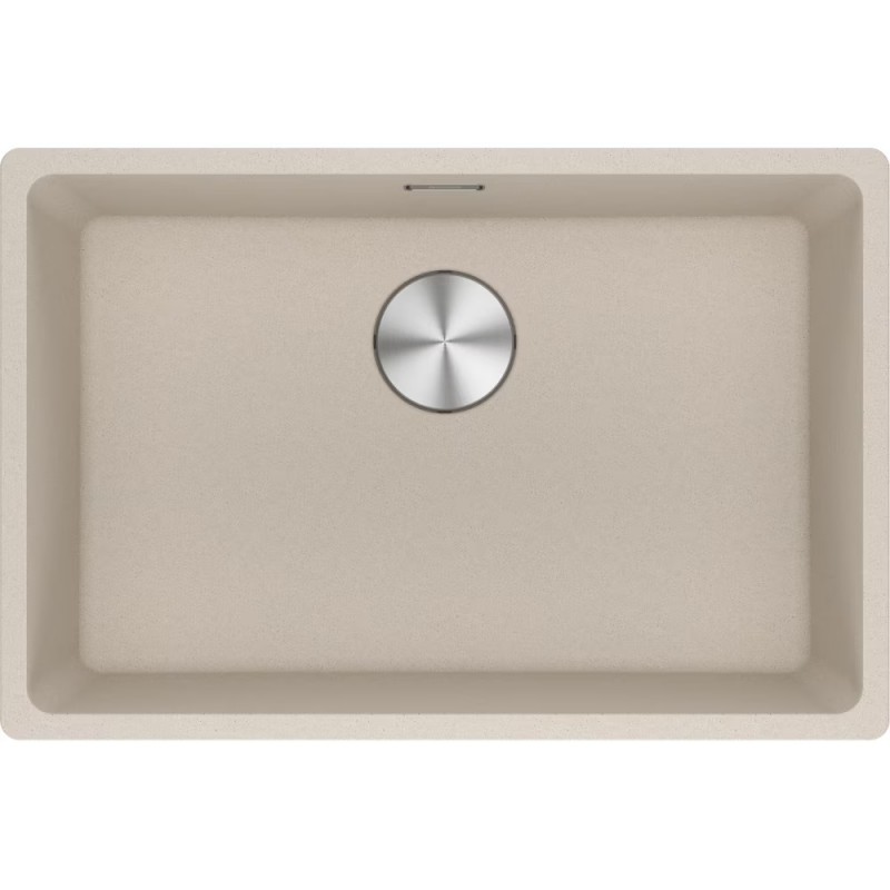 125.0686.728 Franke: Fregadero de un seno con cubeta bajo encimera Maris MRG 110-62 125.0686.728, acabado Sahara Fragranite, 65,3 x 43,3 cm