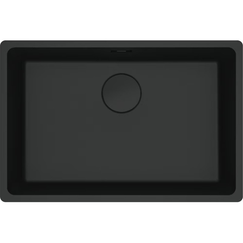 125.0686.723 Franke: Single bowl sink with undermount basins Maris MRG 110-62 125.0686.723, black matt fragranite finish, 65.3 x 43.3 cm