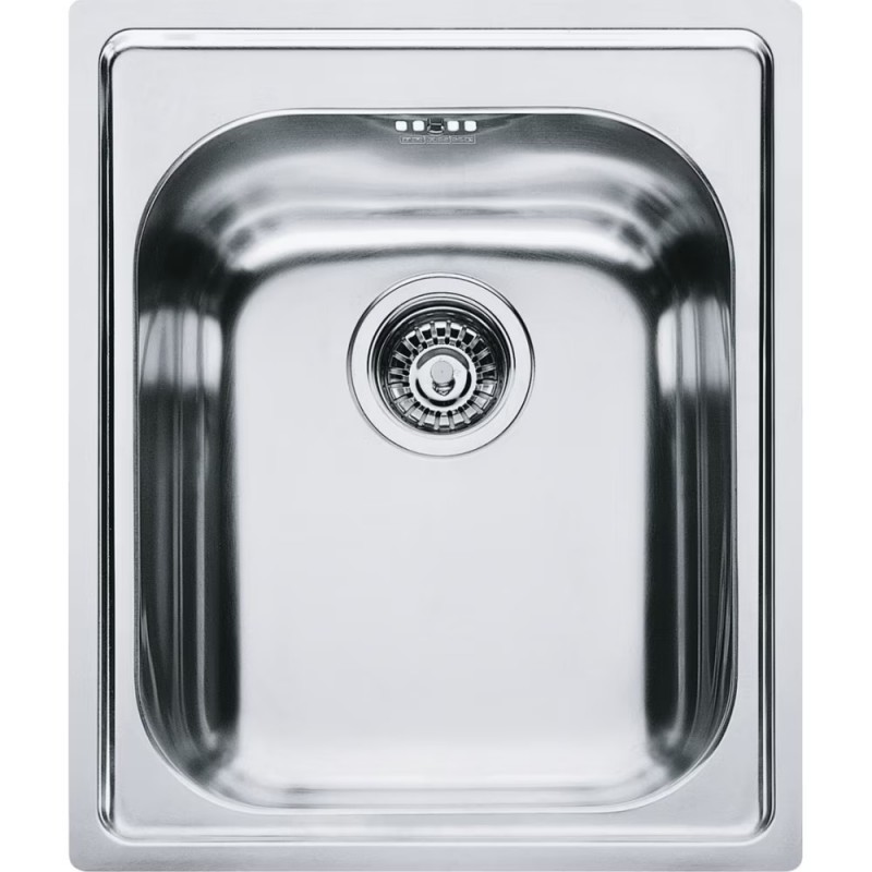 101.0021.601 Franke: Évier Armonia Incasso AMX 610 101.0021.601 à une cuve, finition acier inoxydable satiné, 42x50 cm