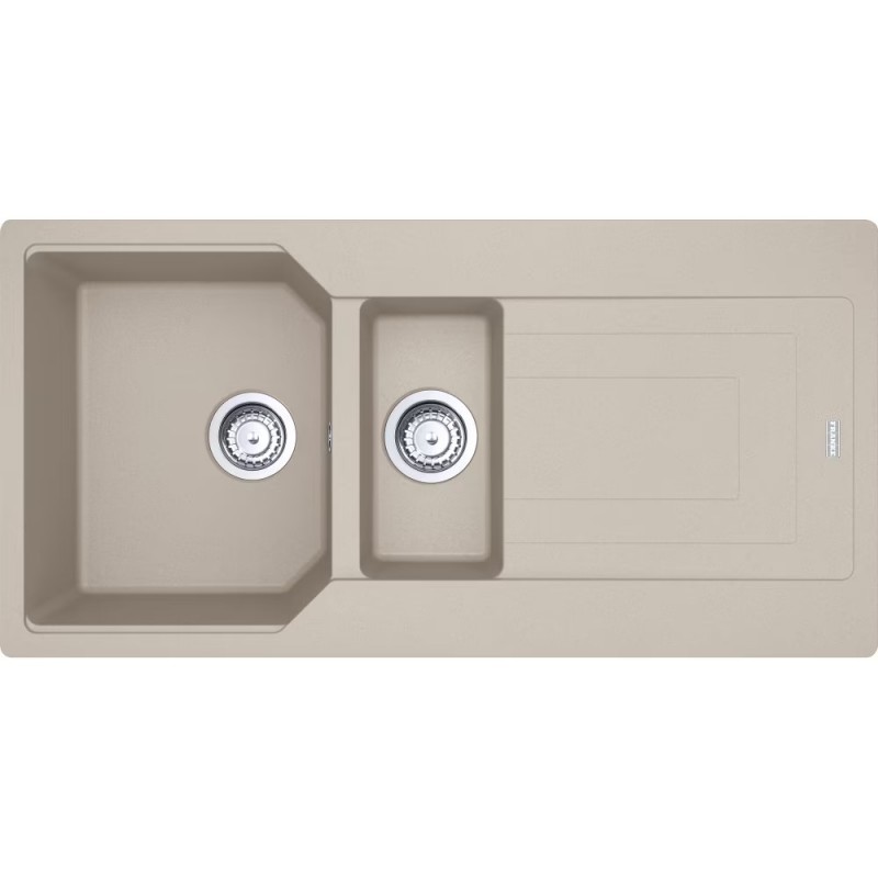114.0686.777 Évier encastré Franke Urban UBG 651 114.0686.777 à une cuve avec égouttoir, coloris Sahara Fragranite, 100 x 50 cm