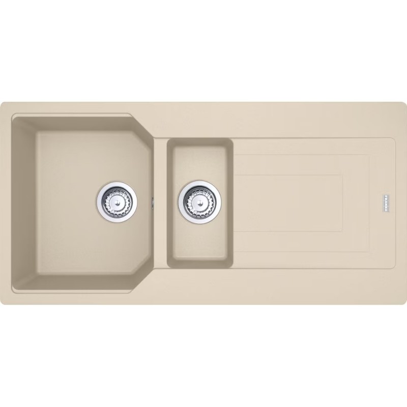 114.0686.778 Franke Urban Built-in UBG 651 114.0686.778 single bowl sink with drainer in oatmeal fragranite, 100x50 cm
