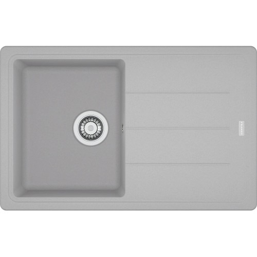 Franke: Boston Built-in BGF 611-78 114.0275.951 single bowl sink with drainer, 78x50 cm aluminium fragranite finish
