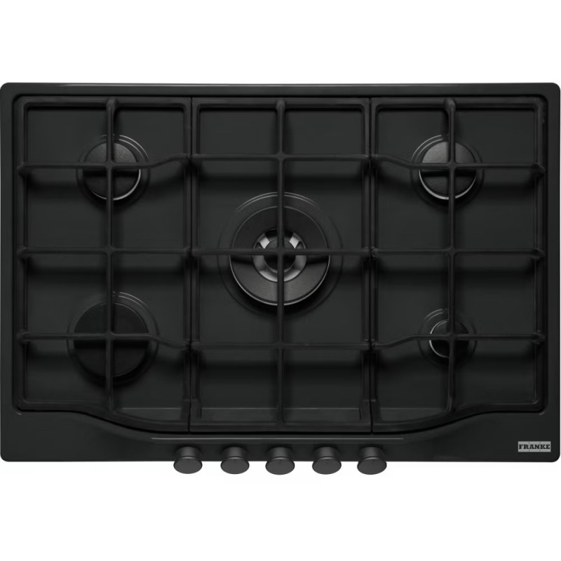 106.0691.512 Franke: Country 750 FCH 755 4G TC C 106.0691.512 Placa de gas de 75 cm, color negro mate