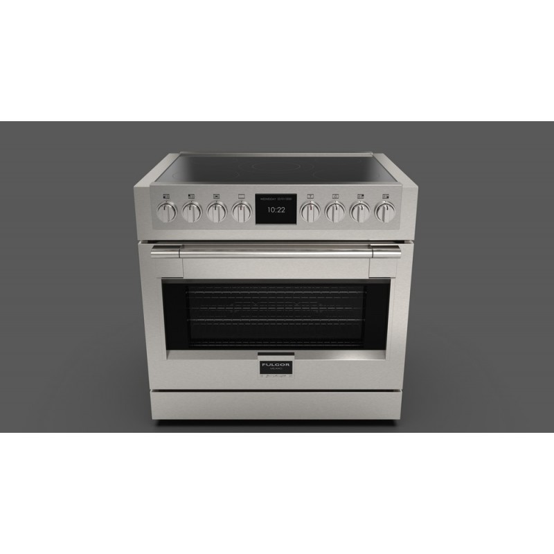 FSRC 3605 P MI MK 2F X Fulgor Cucina Sofia FSRC 3605 P MI MK 2F X con forno multifunzione pirolitico e piano a induzione finitura inox da 91 cm