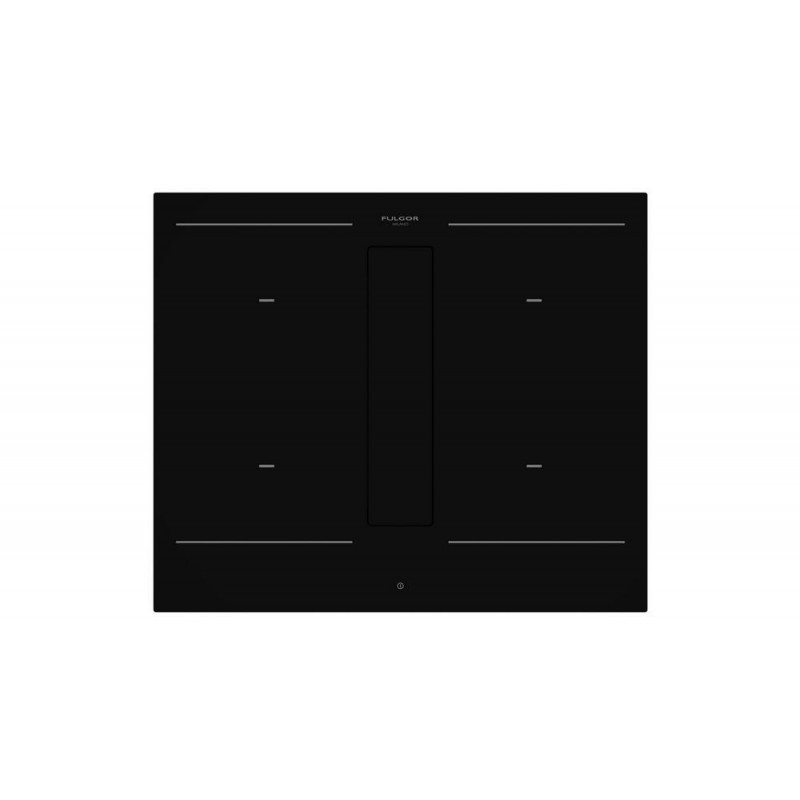 FHH 600 ID TC BK Fulgor Plaque à induction avec hotte aspirante intégrée Aria+ FHH 600 ID TC BK en vitrocéramique noire 60 cm