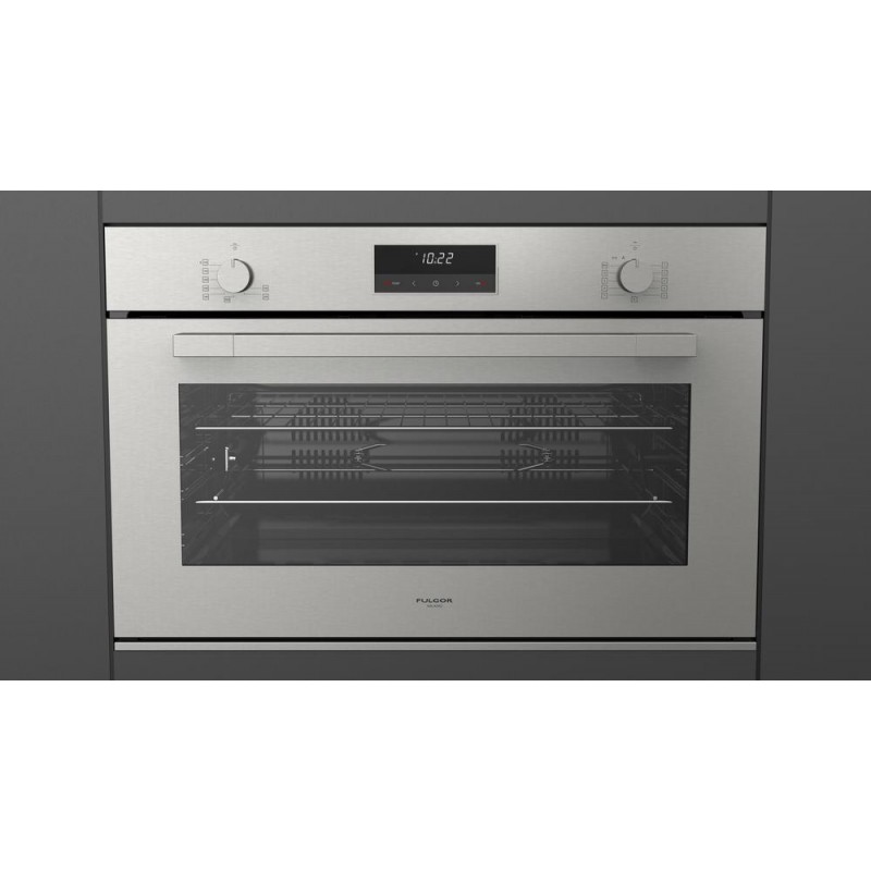 FUTO 9605 FG EM 2F IX Fulgor Forno a gas ventilato FUTO 9605 FG EM 2F IX finitura acciaio inox da 90 cm