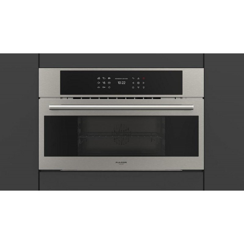 FCSO 310 TEM X Fulgor Forno compatto a vapore combinato FCSO 310 TEM X finitura acciaio inox da 75 cm