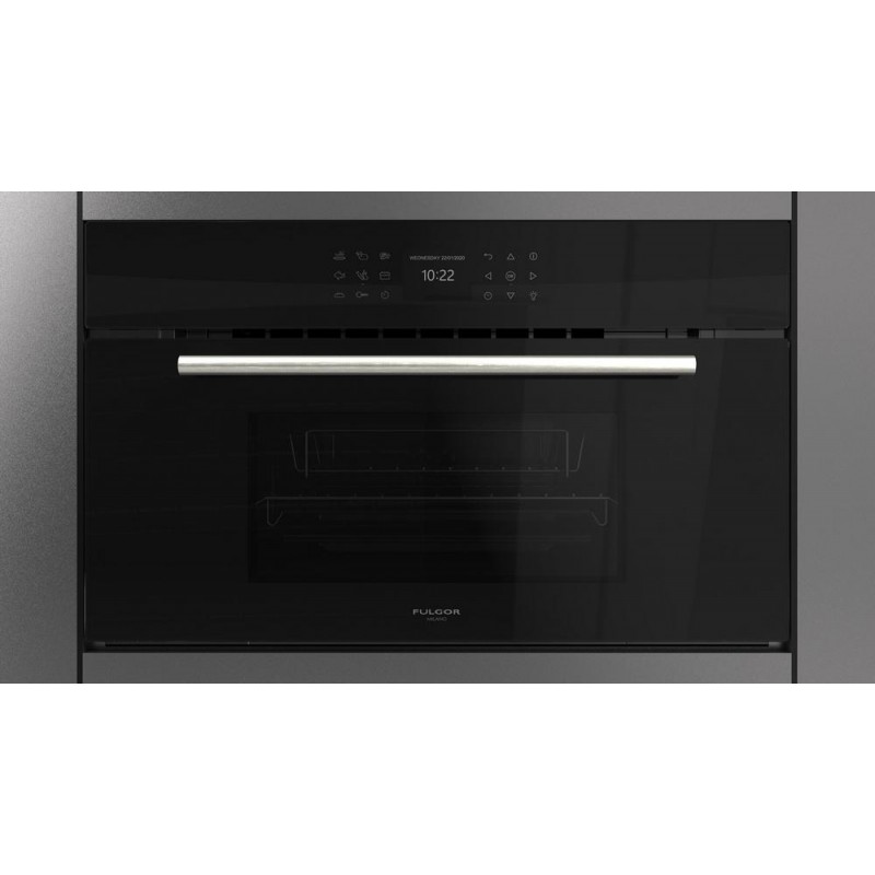 FCSO 7510 TEM BK Four à vapeur Fulgor Compact FCSO 7510 TEM BK 75 cm finition verre noir