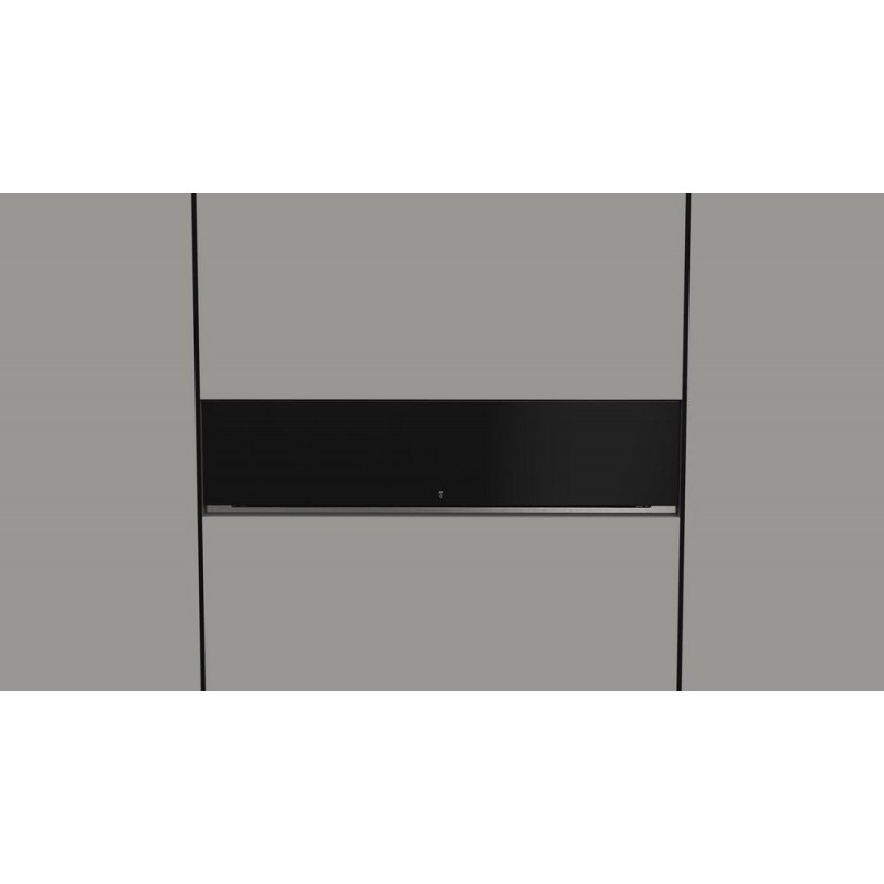 FD 150 BK Tiroir de rangement Fulgor FD 150 BK, finition verre noir 60 cm