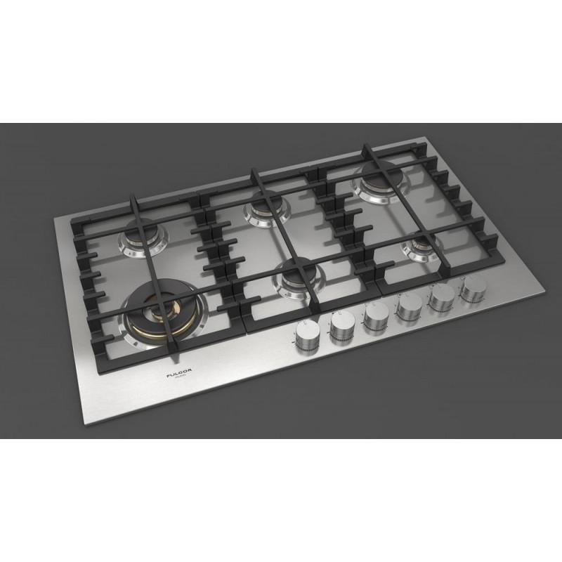 FPH 906 G WK X Fulgor Piano cottura a gas FPH 906 G WK X finitura acciaio inox da 90 cm