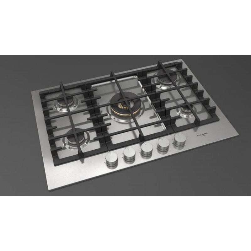 FPH 7541 G WK X Placa de gas Fulgor FPH 7541 G WK X 75 cm acabado acero inoxidable