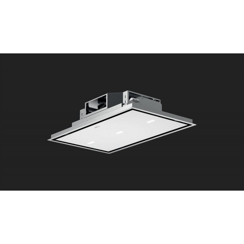 FCHD 900 RC WH Fulgor Cappa a soffitto FCHD 900 RC WH finitura vetro bianco da 90 cm