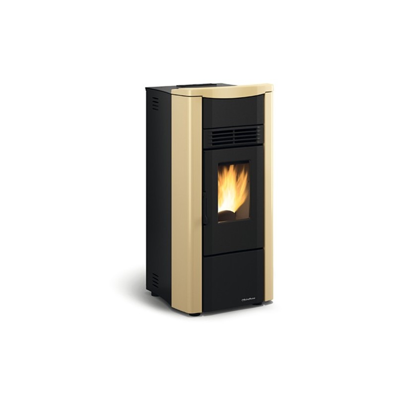 1280511 Extraflame Ventilated pellet stove GIUSY EVO 2.0 1280511 parchment finish