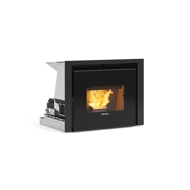 1283450 Extraflame COMFORT P70 AIR PLUS channeled pellet insert 1283450 crystal finish