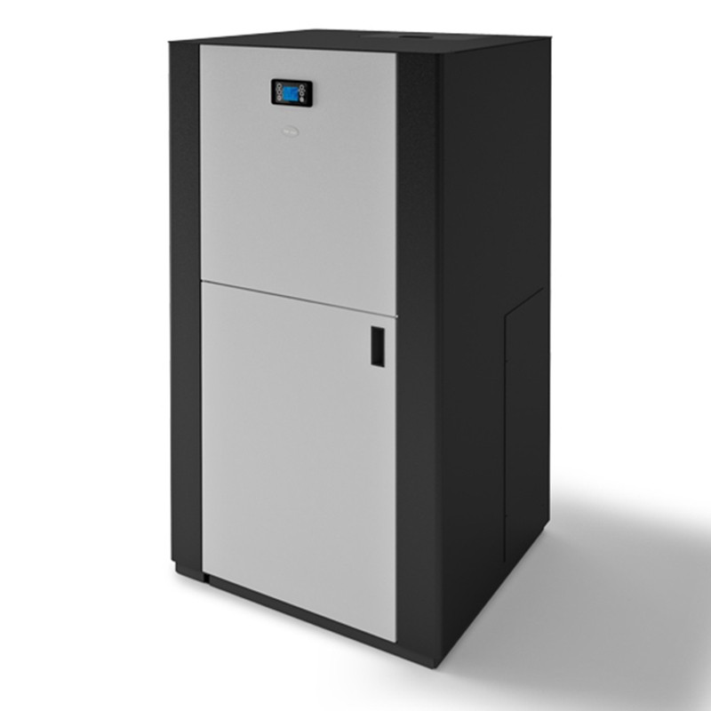 9016006300 Eva Calòr Chaudière à pellets avec ECS intégrée EV 50 9016006300 finition aluminium/noir