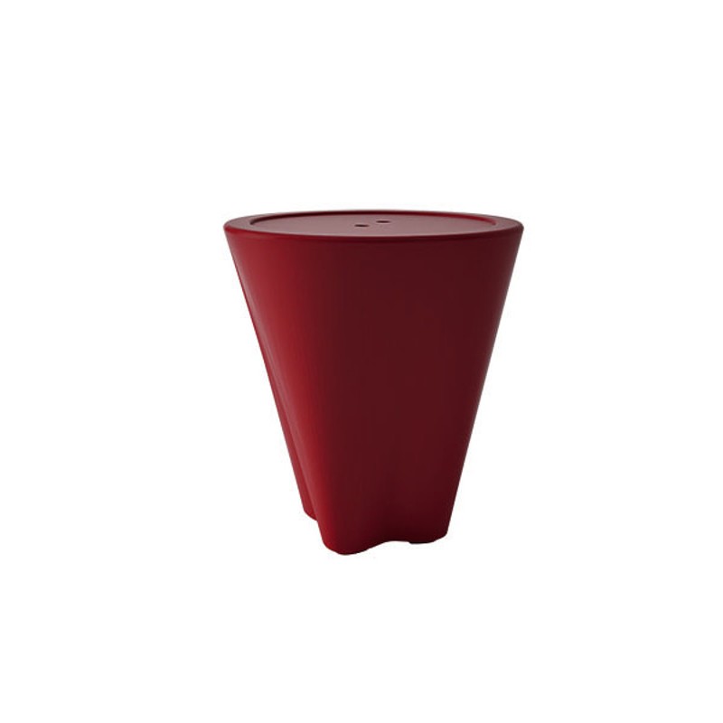 2910107600 Eva Calòr Vase à fleurs porte-granulés 2910107600 finition rouge