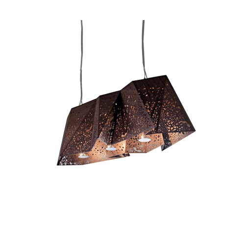 Horm Lampadario Plywood Chandelier art. IP41XX in legno