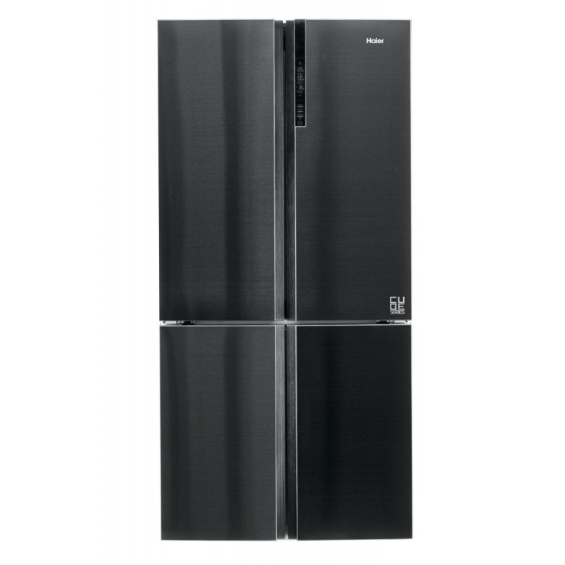 HTF-610DSN7#BF Haier Free-standing side by side multi-door refrigerator HTF-610DSN7 Iconic Black finish 91 cm