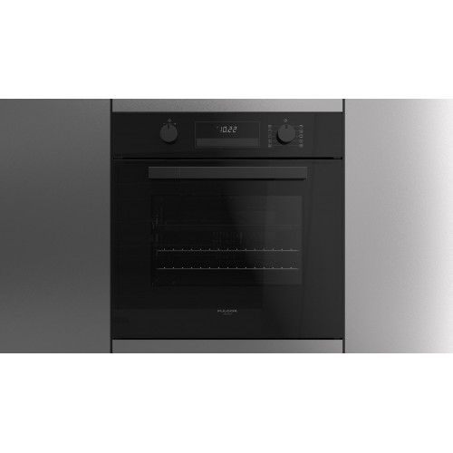 Fulgor Four pyrolyse multifonction FUTO 6011 P MT GBK 60 cm finition verre noir